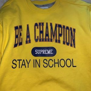 SUPREME X CHAMPION CREWNECK